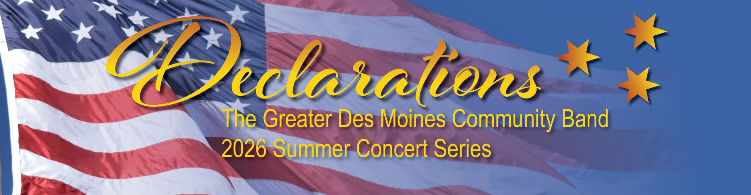 Spring 2026 concert promo art